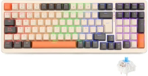 RK909 Teclado 96% Gaming Mecánico, 3 Modos De Conectividad, Retroiluminación LED - Bild 1 von 13