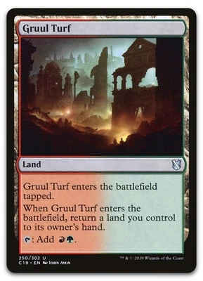 Gruul Turf #250 (NM) Commander 2019 C19 Magic MTG - Image 1 of 2