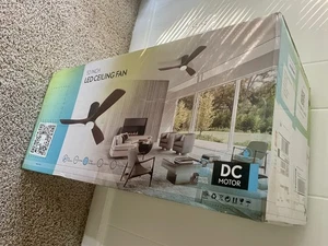 52'' Low Profile Ceiling Fan with Lights Remote Control 3 Color Changing - Picture 1 of 2