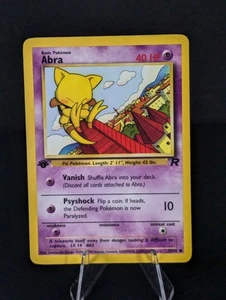 Abra - 49/82 -[NM]- 1st Edition Team Rocket Pokemon TCG - Picture 1 of 6