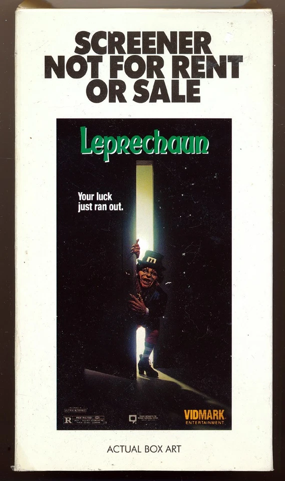 Leprechaun Promo Screener US VHS Video Warwick Davis Jennifer Aniston 1993 - Image 1 of 4