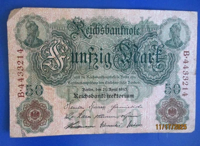 Germany 50 Mark 1910. Banknote G7 - Image 1 of 2