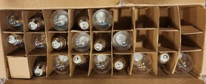 FEIT ELECTRIC LED REPLACEMENT STRING LIGHT BULBS, 19-PACK 1W CLEAR VINTAGE LOOK - Picture 1 of 1