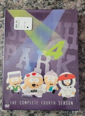 South Park The Complete 4th Season 4 DVD Factory Seal NEW NEVER TRUST STOCK PICS - Image 1 of 2