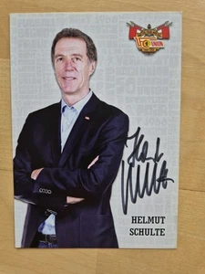 HELMUT SCHULTE AUTOGRAMMKARTE AK UNION BERLIN KEIN TRIKOT - Bild 1 von 2