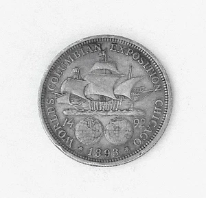 1893 Worlds Columbian Exposition Chicago Half Dollar #400260 - Picture 1 of 2