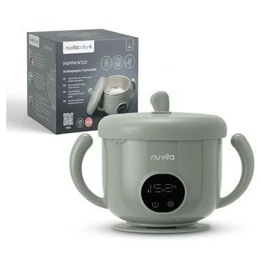 Nuvita 1980 Pappa'n'Go Scaldavivande Portatile per Bambini – Ricaricabile, Imper - Immagine 1 di 4