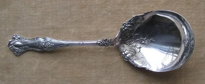 Cuchara para servir bayas de colección, 1847 Rogers Bros. 8 3/4" sin monograma Foto 1 de 4