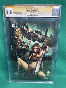 Grimm Universe #5 (Black Diamond Variant Cover) CGC 9.8 Signature Mike Krome - Picture 1 of 9