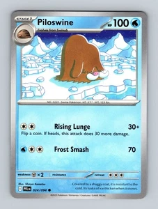 Pokemon TCG - Piloswine - 024/094 - ME02: Phantasmal Flames (PFL) - Picture 1 of 2