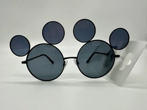 Occhiali da sole Disney Parks Topolino a forma di orecchio lenti nere nuovi con etichetta adulto - Foto 1 di 5
