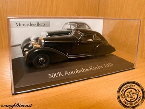 MERCEDES 500K 500-K AUTOSTRADA CORRIERE NERO 1935 1:43 - Foto 1 di 1
