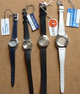 Job lot of 4 ladies watch cases with straps. Seiko, Citizen - Picture 1 of 3