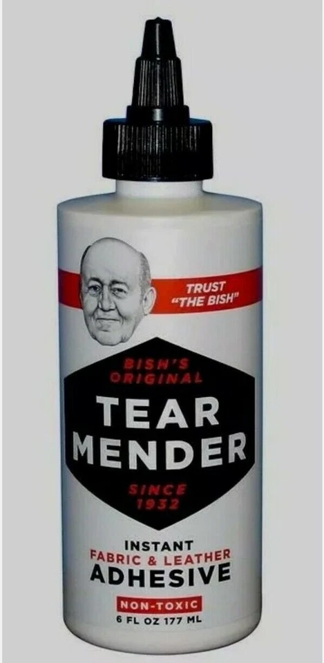 TEAR MENDER*** Instant Fabric & Leather Adhesive Non-Toxic Glue 6oz TG-6 NEW!