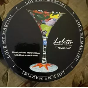 Vasos Martini LOLITA PINTADOS A MANO, 7 OZ Travel-tini - Imagen 1 de 2
