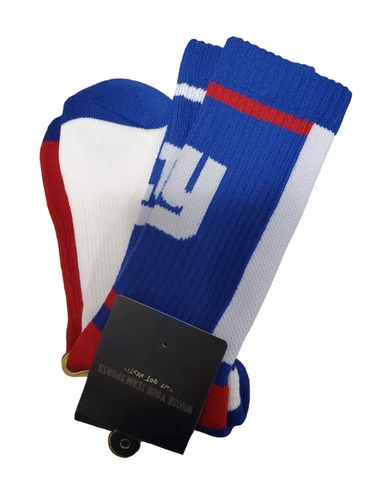 NfL New York Giants Football Crew Socks Sports Fan Gift Cover