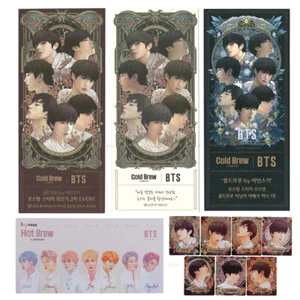 BTS x Hot Cold Brew Coffee RM V Suga Jungkook J-Hope Jimin Jin Photo Sticker - Picture 1 of 14