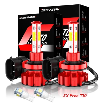 Kit de bombillas de haz alto/bajo LED para Chevrolet Impala 2006-2013 2X6000K H11 Foto 1 de 4