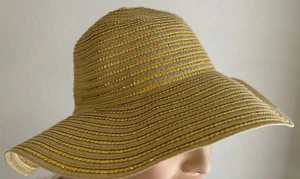 Goldtone Metalic Sz2T-3T Brim Hat Cap - Gymboree Girl - Picture 1 of 4