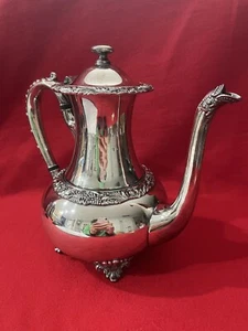 Vintage Wilcox Silver Plate New Beverly Manor #1301 Coffee Pot, A1700 - Picture 1 of 5