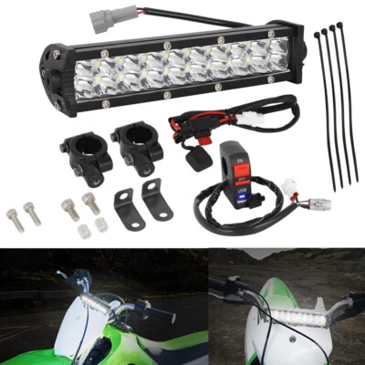 Kit de actualización de barra de luz LED universal para moto de cross Kawasaki KLX110 140 Foto 1 de 4