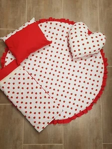 Krabbeldecke Handarbeit 4 Teile Set - Bild 1 von 4