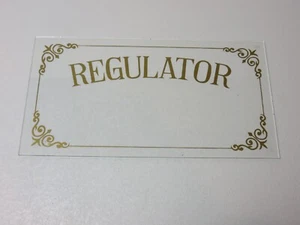 Reloj regulador de repuesto vintage de vidrio - reloj de pared de cuerda AF4A2304 - Imagen 1 de 3