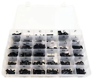 Letter Board Letters - 1 Inch Letters in Organizer Case - Pre-Cut & Sorted Pl... - Picture 1 of 8