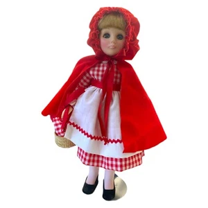 Bambola Cappuccetto Rosso Vintage Effanbee StoryBook 11" scatola originale #1178 1976 - Foto 1 di 8