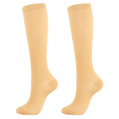 Calcetines de compresión Medias Mujer Hombre Hasta la rodilla Médico 20-30 mmHG S/M-X/XL⇓ Foto 1 de 4