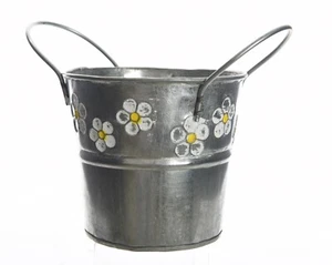 Zinkeimer Alt Eimer Zink Kräutertopf Pflanzeimer Dekoeimer Eimer Deko Metall - Bild 1 von 1