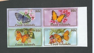 Cook Islands SC # 1286a Butterflies Imperforated . MNH - Picture 1 of 1