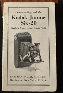 Kodak Junior Six 20 Instruction Manual / Original / Complete - Picture 1 of 2
