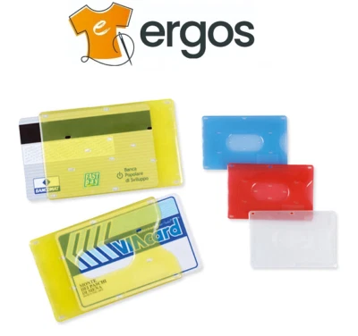 Porta Carta Di Credito Rigido Patente Tessera Sanitaria Codice Fiscale Card PVC - Immagine 1 di 3
