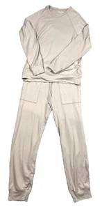 Softies Lounge Set hellbraun Rundhalsausschnitt Medium oben und unten zum Überziehen - Bild 1 von 18