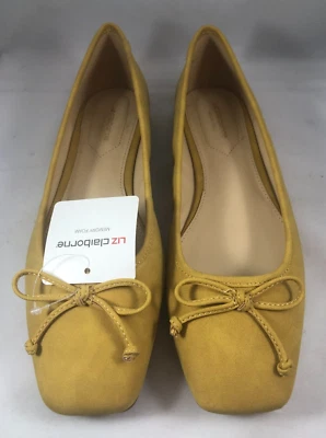 Liz Claiborne Flushing Square Toe Memory Foam Flat Shoes Size 8.5 M - Image 1 of 4