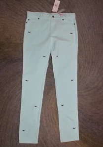 Vineyard Vines Girls Corduroy Blue Pants - Size 14 - NWT - Picture 1 of 4