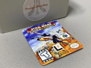 Star Wars Rogue Squadron (N64 Nintendo) Ersatzetikett - Bild 1 von 1