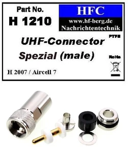 1 Stück UHF-Stecker spez. H 2007/Aircell 7/Highfkexx 7 (H1210) - Picture 1 of 3