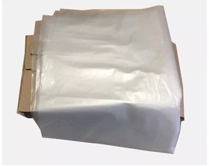 Schwerlast Schutt Säcke 20" x 30" 300 Stärke klar Bauarbeiter Beutel 20 - 25Kg Kapazität - Bild 1 von 5
