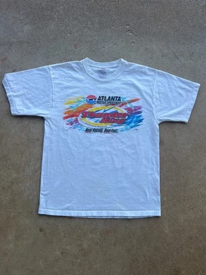 Camiseta De Colección NASCAR Atlanta Motor Speedway Thunder Ring Blanca L C4 Foto 1 de 4