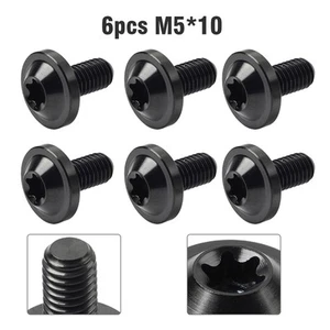 Titanschrauben M5 Truss-Torx-Schrauben M5 x 10 mm für Fahrrad-Motorrad 6pcs - Bild 1 von 11