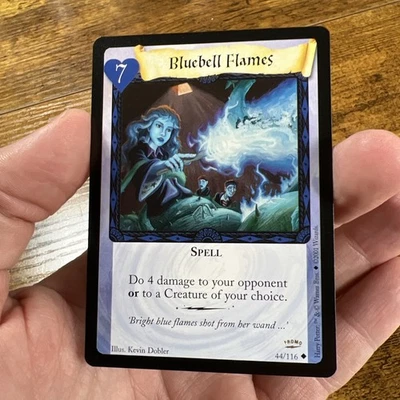 Harry Potter Bluebell Flames Promo TCG 44/116 Card WOTC - Image 1 of 3