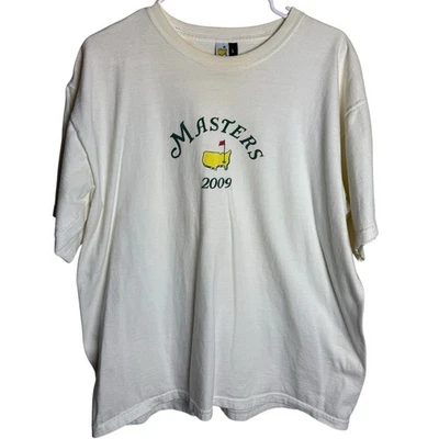 Masters 2009 Shirt Short Sleeve Mens Large USA Made - Image 1 of 4