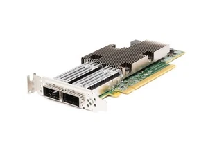 Carte interface réseau Dell 57508 2x100Go QSFP56 PCIe 4.0 ADAPTATEUR 61RP9 - Photo 1/1