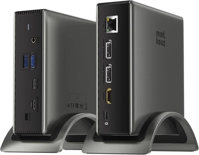 Minthouz Docking Station 3 Monitors 8K@30Hz/4K@144Hz 2*HDMI+DP,140W PD Charge - Image 1 of 4