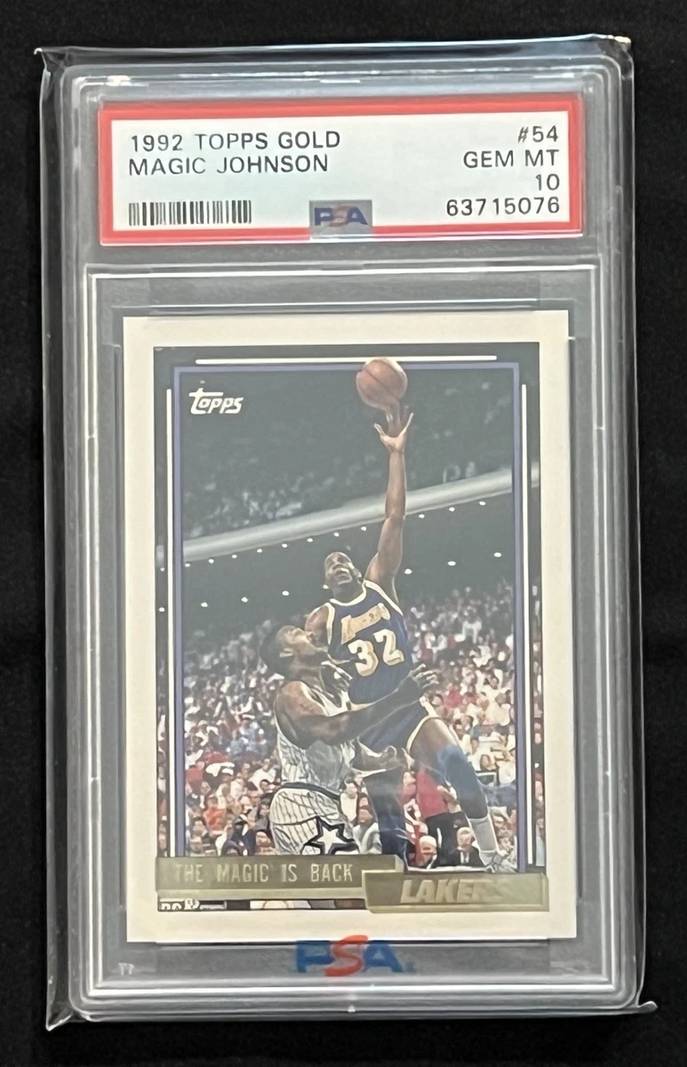 Magic Johnson Professional Sports Authenticator (PSA) Grade 10