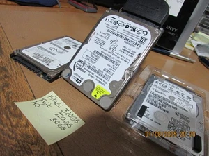HDD 2.5" bundle QUANTITY 3 - 320/120/80GB+TEST REPORT- BUNDLE - Picture 1 of 9