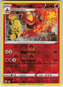 Magmortar 020/172 Reverse Holo Near Mint SWSH09: Brilliant Stars Pokemon card - Bild 1 von 2