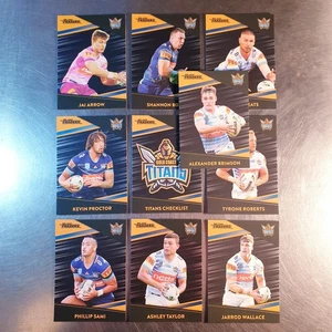 2020 NRL Traders Pearl Special Gold Coast Titans Team Set (10 Cards) - Picture 1 of 3
